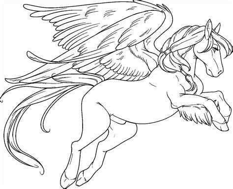 Free Pegasus Coloring Pages Coloring Home