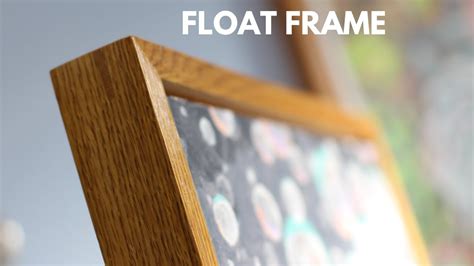 How To Make A Floating Picture Frame Youtube