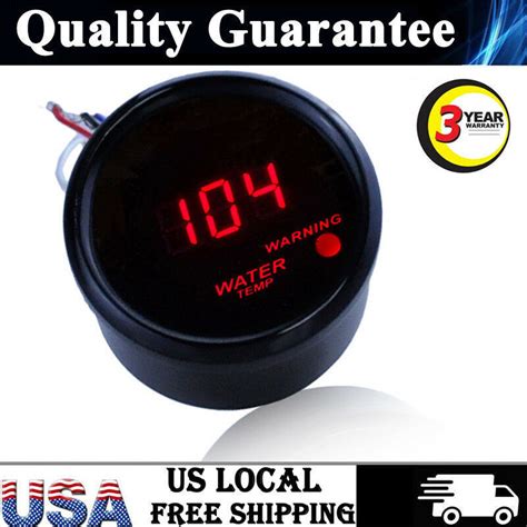 Mm Car Digital Red Digital Led Electronic Water Temp Temperature