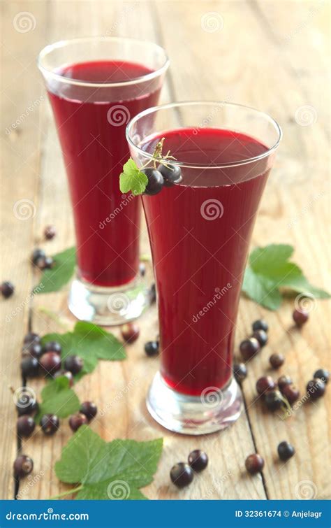 Black Currant Juice Stock Photo Image Of Glass Food 32361674