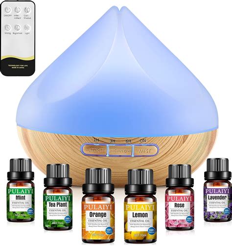 Essential Oil Diffuser Ml Diffuser With Essential Oils Set