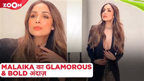 Malaika Arora S Sizzling Bold Look In Shimmery Outfit Sets Internet