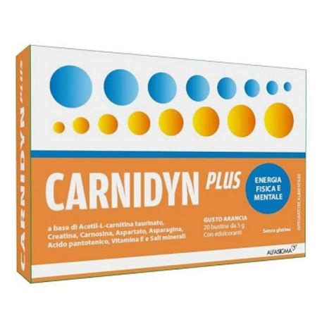 Carnidyn Plus Integratore Alimentare Per Stanchezza Bustine Da G