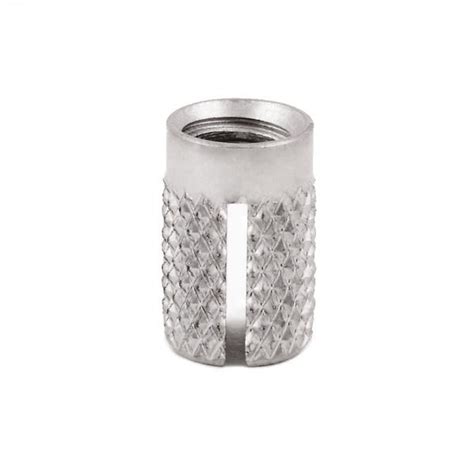 E Z Press Threaded Insert For Plastic Flush Stainless