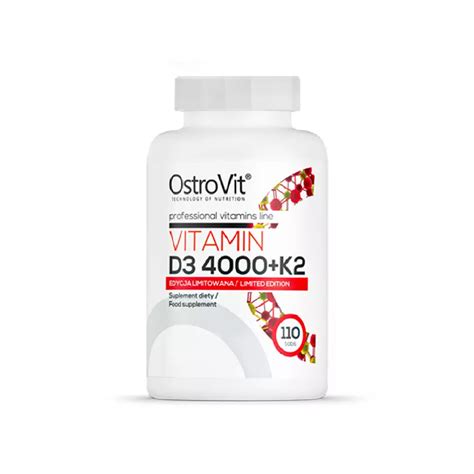 Ostrovit Vitamin D3 4000 K2 110 viên Chính Hãng Giá Tốt