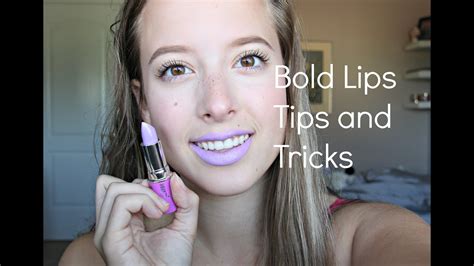 How Do I Wear Bold Lips Tips And Tricks Youtube