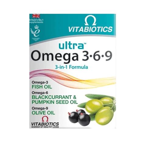 Vitabiotics Ultra Omega 3 6 9 X 60 Easymeds Pharmacy