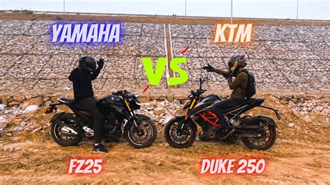 Ktm Duke Bs Vs Yamaha Fz Bs Drag Race Top End Race Top Speed