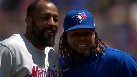 Fanduel Canada On Twitter You Love To See It ️ Vlad Guerrero Sr Threw The First Pitch To