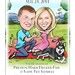 Fun Cute Caricature Save The Date Cards And Magnets Wedding Etsy