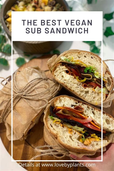 Vegan sub sandwich – Artofit