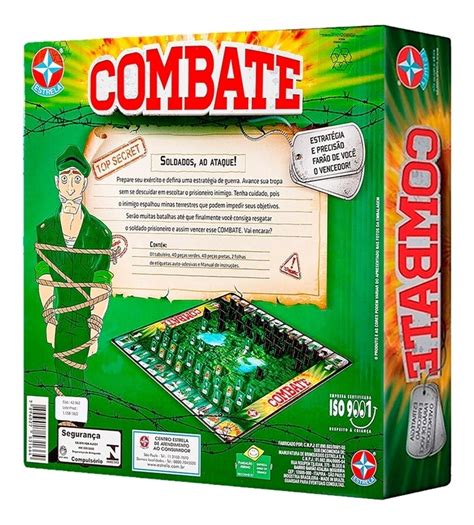 Jogo Tabuleiro Brinquedo Combate Original Lacrado Estrela