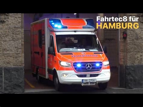 Neuer Fahrtec8 für Hamburg Fl Hamburg 11 RTW A Feuerwache