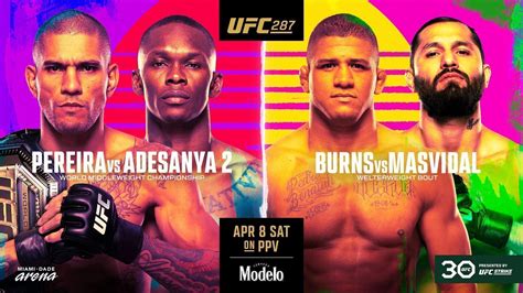 Ufc Pereira Vs Adesanya Fight Card News Results