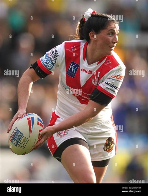 St Helens Faye Gaskin In Action During The Betfred Women S Super