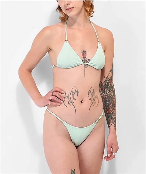 Sunsets Inc Damsel Cassie Mint Triangle Bikini Top Mall Of America