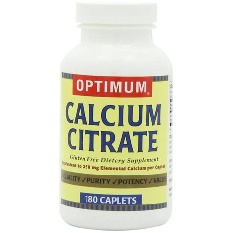 Calcium Citrate Without