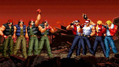 KOF Mugen Ralf Jones Team Vs Terry Bogard Team YouTube