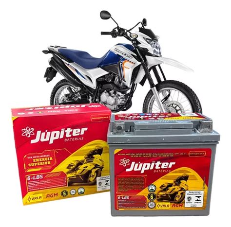 Bateria Moto 6ah Amperes Honda Nxr Bros 125 150 160 Todas MercadoLivre