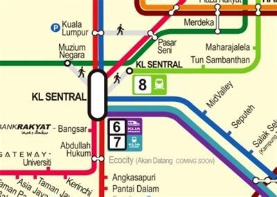 Ktm Mid Valley To Kl Sentral Komuter Train Schedule Jadual