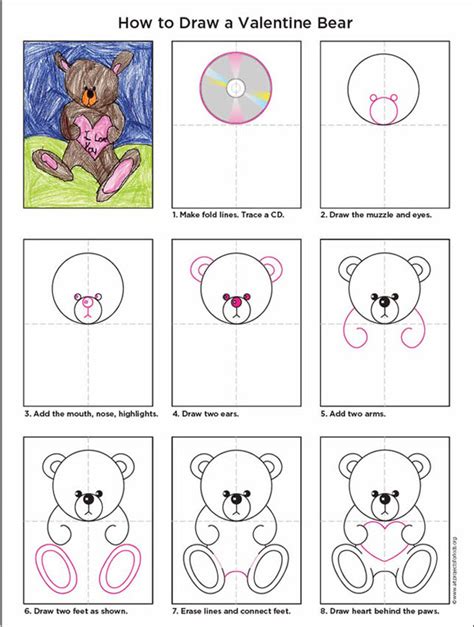 Teddy Bear Drawing Step By Step at GetDrawings | Free download