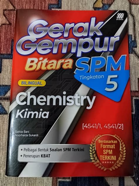 Gerak Gempur Bitara Spm Chemistry Tingkatan Hobbies Toys Books