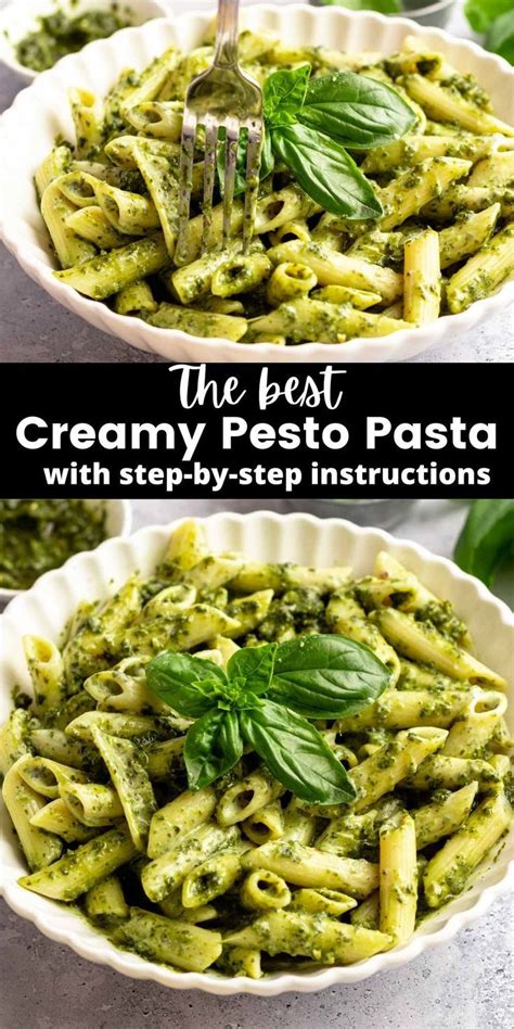 Creamy Pesto Pasta 30 Minute Meal Recipe Pesto Pasta Recipes