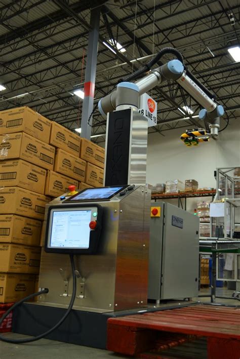 Universal Robots To Debut Cobot Assisted Palletizers Box Erectors At