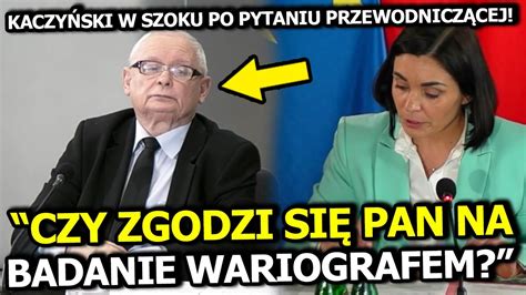 SKANDALICZNE PYTANIE DO KACZYŃSKIEGO ZOSTANIE UŻYTY WYKRYWACZ KŁAMSTW