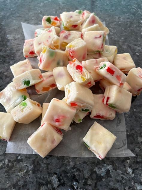 Old Fashioned Jelly Nougat Candy Out Of The Box Baking