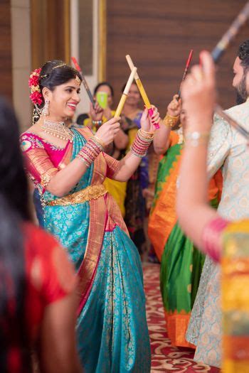 Photo Of South Indian Couple In Colour Coordinated Outfits On Their