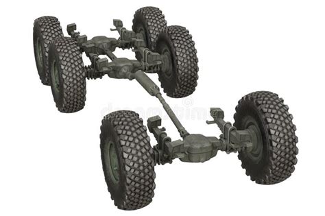 Truck Military Undercarriage Stock Illustration Illustration Of Axle