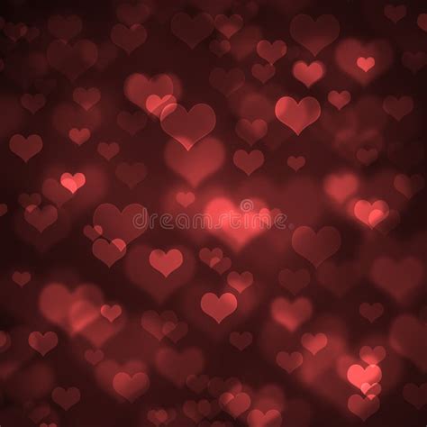 Heart Shaped Bokeh Background Stock Illustrations 1055 Heart Shaped