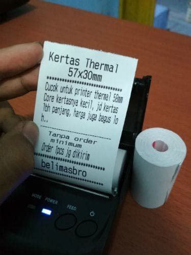 Jual Kertas Thermal 57 X 30 Untuk Printer 58 Struk Kasir Di Lapak Plaza