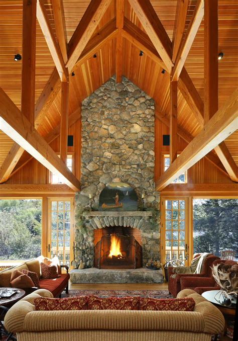 Fieldstone Fireplace Gallery