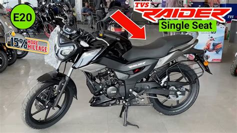 Finally 2023 Tvs Raider 125 Single Seat Launched BS7 E20 OBD2