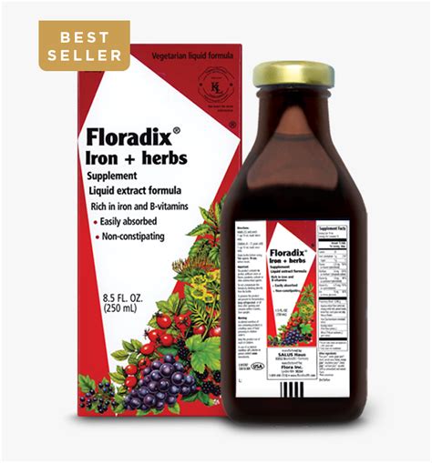 Floradix Iron Supplement, HD Png Download , Transparent Png Image - PNGitem