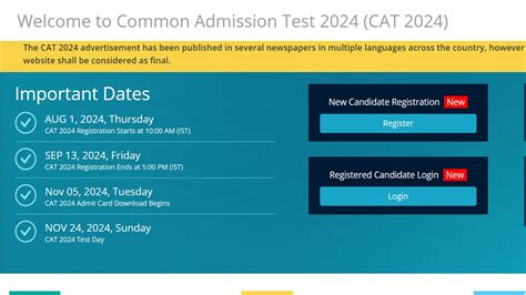 Iim Cat Registration Started Live Updates How To Apply Iimcat