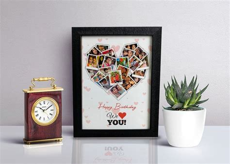 Customized Happy Birthday Photo Frame | Best Birthday Gift - homafy