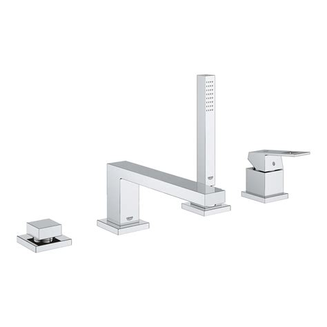 Eurocube Four Hole Single Lever Bath Combination Grohe