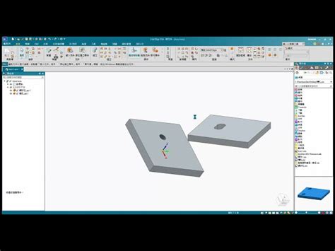 Solid Edge 槽 槽孔 中心and孔中心 組合 敦擎科技