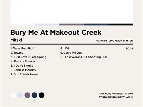 Mitski Poster /Bury Me at Make Out Creek Album Cover Poster | Etsy