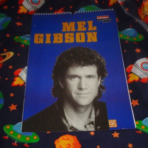 Rare Mel Gibson 1995 2023 Copyright Approved Oliver Books Calendar Film