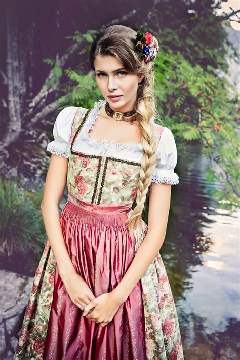 Flowergirl Dirndl German Traditional Dress Dirndl Dress