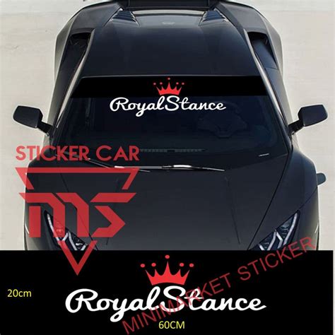 Jual Stiker Stiker Royal Stance Jdm Kanji Sticker Kaca Mobil Premium