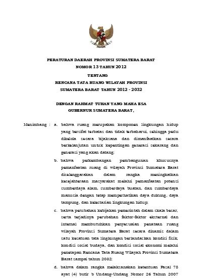 Top Pdf Peraturan Daerah Provinsi Jawa Barat Nomor Tanggal Tentang