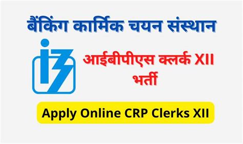 Ibps Clerk Xii Vacancy 2024 आईबीपीएस क्लर्क बारहवीं भर्ती 6035 पदों