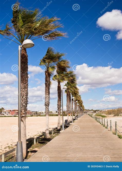 Promenade In Lo Pagan Spain Stock Image Image Of Menor Seaside