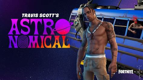 Événement Travis Scott sur Fortnite YouTube