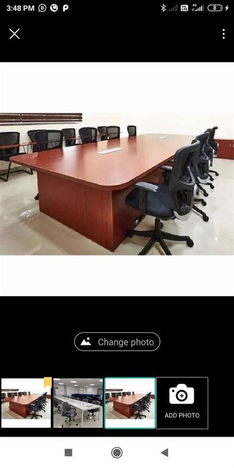 8 Seater Wooden Office Conference Table Without Storage At Rs 22000 In